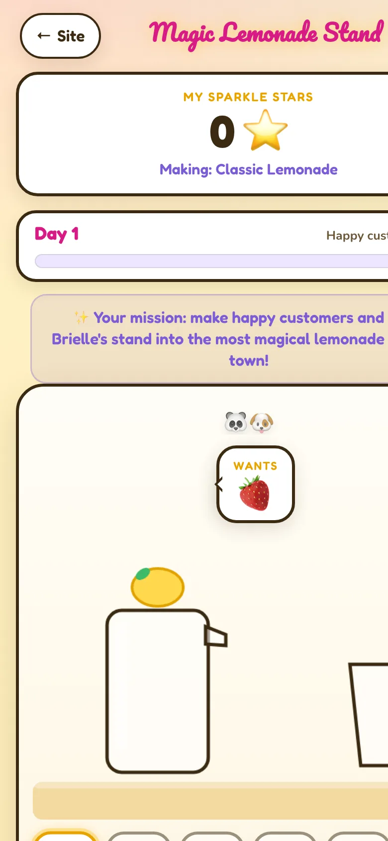 BKrazy Magic Lemonade Stand mobile game