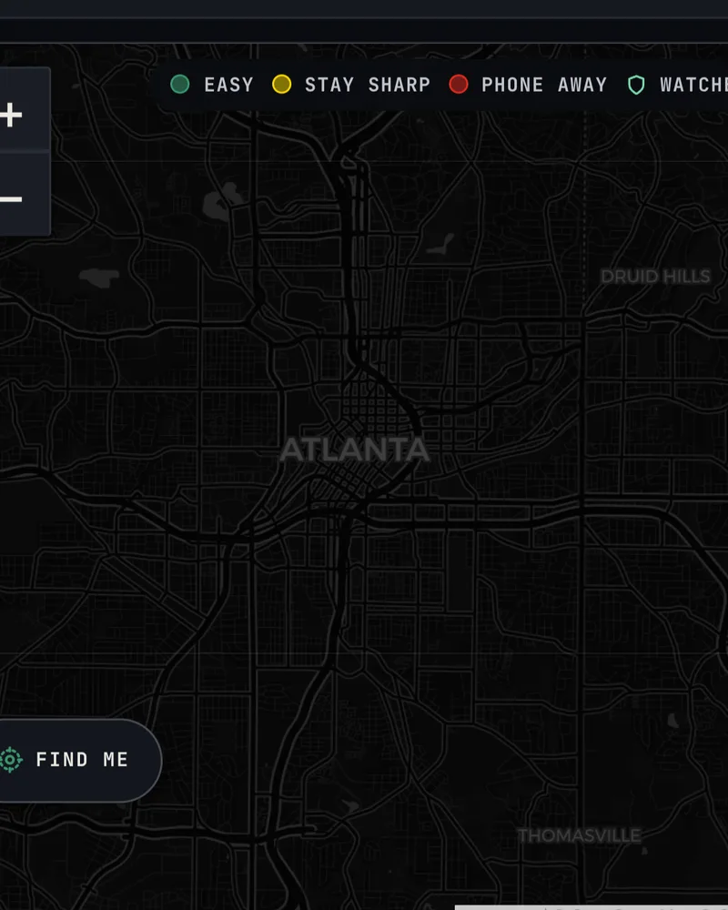 Atlanta map built for B.E Guardian
