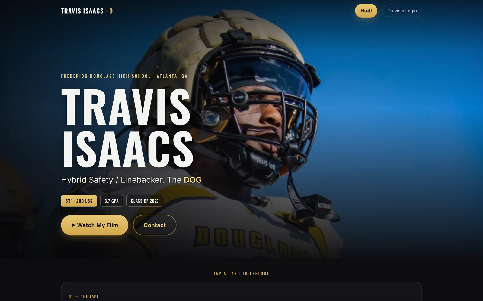 Travis Isaacs recruiting site: class of 2027 safety and linebacker
